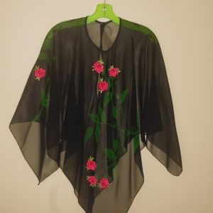 Sheer Black Cover Up